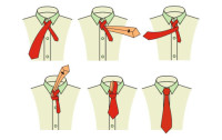 Пратт - найпростіший спосіб для вузького застебнутого ворота сорочки