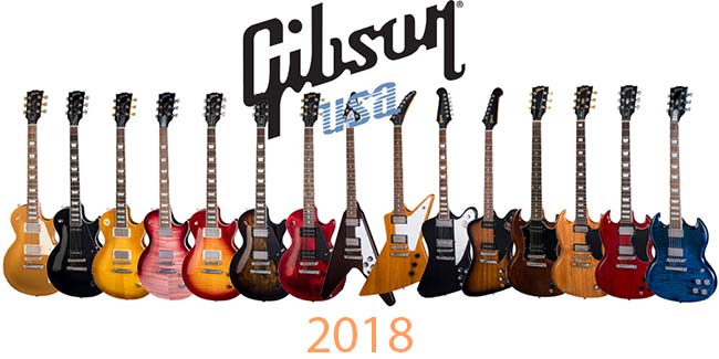Нещодавно був представлений оновлений модельний ряд гітар   Gibson 2018 року   : Les Paul, SG, Firebird, Flying V, Explorer і ще пару моделей