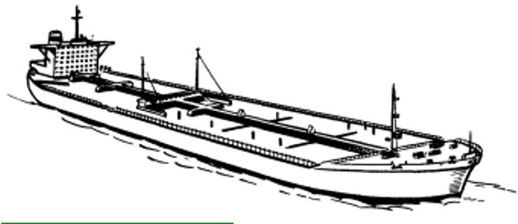 За конструктивним типом танкери - суду з мінімальним надводним бортом