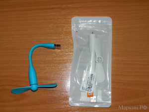 Xiaomi USB Mini Fan - це маленький вентилятор, який працює від харчування USB і має гнучку фіксуючу ніжку