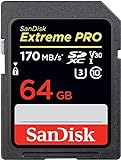 Карта памяти SanDisk Extreme PRO 64 ГБ SDXC до 17