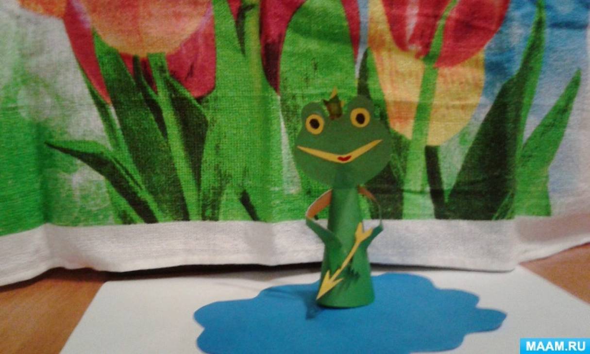 Майстер-клас з виготовлення конусної іграшки з паперу «Царівна-жаба»   Пропоную Вашій увазі, конусну іграшку, виконану з паперу «Царівна - жаба» »