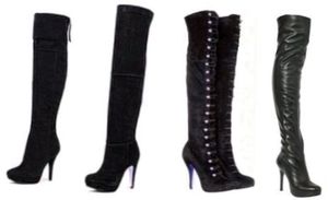 Особливо актуальні в сезоні «Осінь-Зима-2013» будуть високі чоботи-панчохи, з довгою до середини стегна (ботфорти)